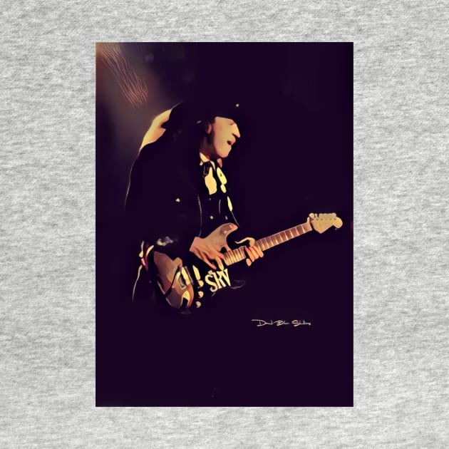 Stevie Ray Vaughan - Graphic 1 by davidbstudios